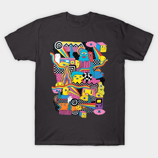 trendy artsy colorful aesthetic T-Shirt by saif